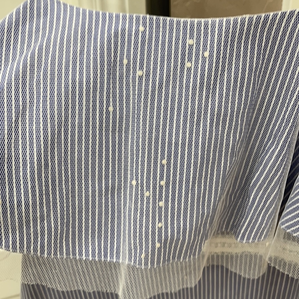 Prabal Gurung Blue and White Striped Dress - Picture 14 of 16